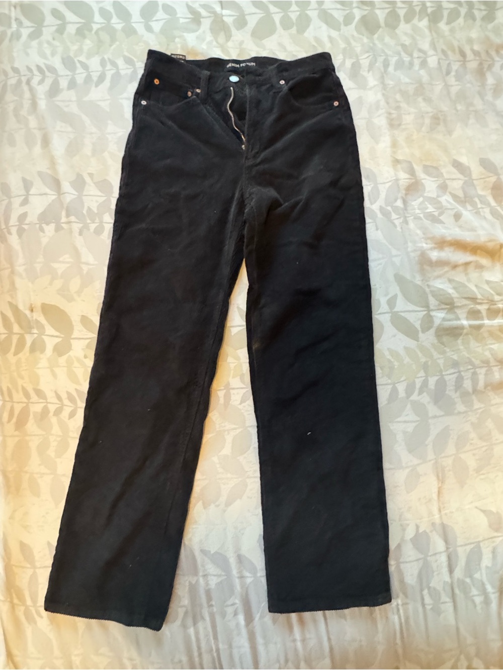 Women’s Black Corduroy Jeans - Classic Straight Fit